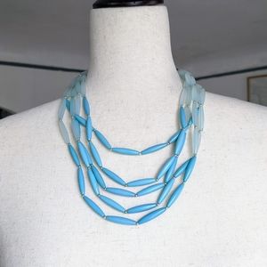 Vintage 1960s Turquoise Toned Necklace
